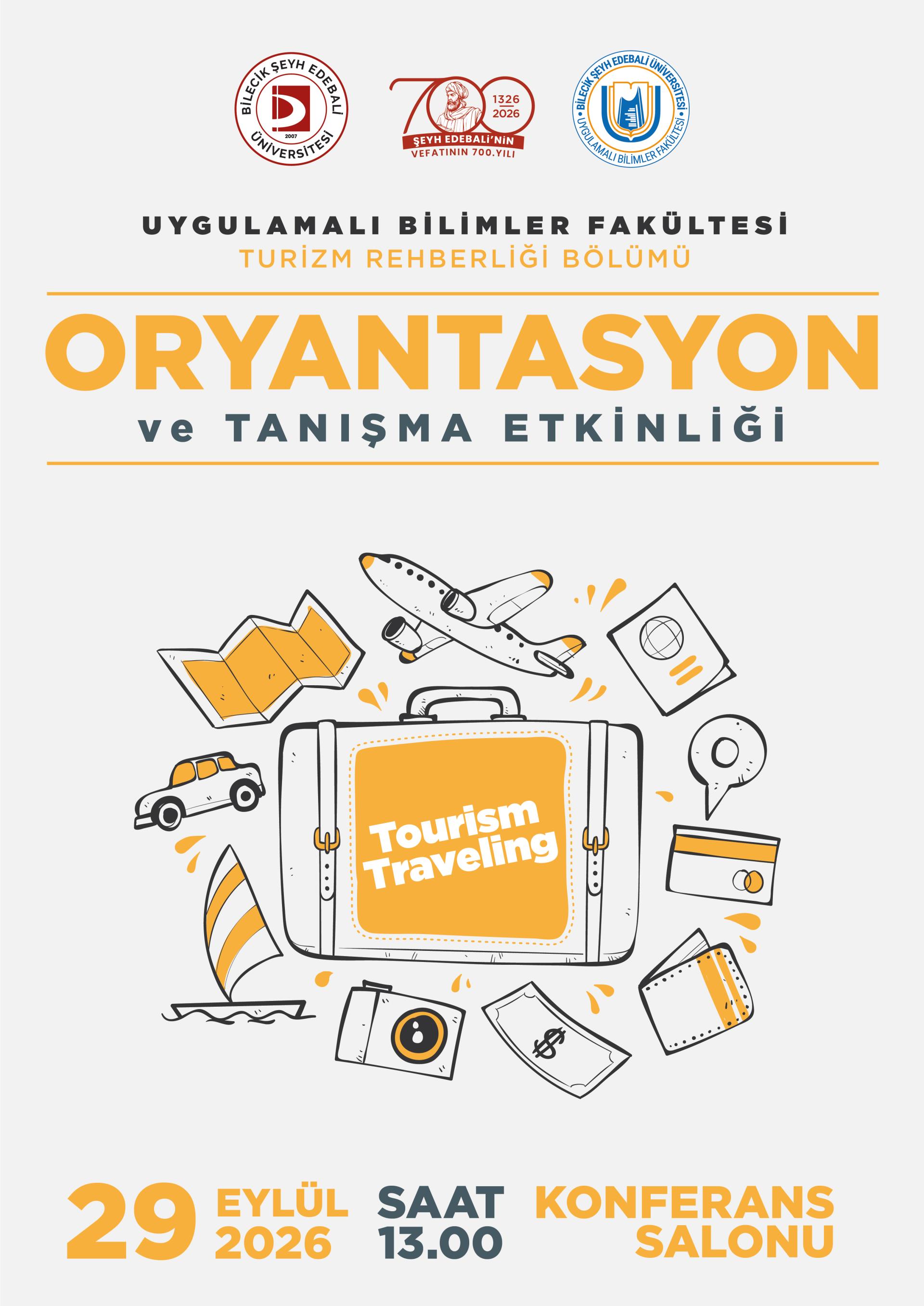 Turizm Rehberliği Bölümü Oryantasyon ve Tanışma Etkinliği